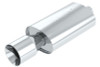 Borla Wailtail Oval 2-1/4in x 5in Side Round Out Boomer Muffler
