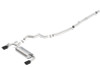 Borla 16-18 Ford Focus RS 2.3L MT AWD ATAK Catback Exhaust w/ Black Chrome Tip