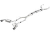 Borla 16-17 Chevy Camaro 6.2L 4.5in Carbon Fiber Tips Single Split Exit S-Type Catback Exhaust