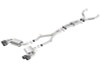 Borla 16-17 Chevy Camaro 6.2L 4in Dual CF Tips w/Black Core Dual Split Exit ATAK Catback Exhaust