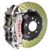 Brembo 12-14 328i M-Sport Brakes (Excl xDrive) Fr GTR BBK 6Pist Billet 380x32 2pc Rtr Drill-Nickel