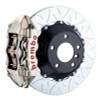 Brembo 08-13 M3 Rear GTR BBK 4 Piston Billet 345x28 2pc Rotor Slotted Type3- Nickel