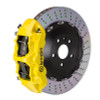 Brembo 09-16 Panamera/S/4S/Turbo Front GT BBK 6 Piston Cast 405x34 2pc Rotor Drilled- Yellow