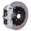 Brembo 15-19 Macan Turbo Front GT BBK 6 Piston Cast 405x34 2pc Rotor Slotted Type1-Silver