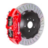 Brembo 08-15 Land Cruiser/LX570 Front GT BBK 6 Piston Cast 405x34 2pc Rotor Drilled-Red