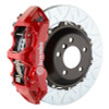 Brembo 95-98 993 C2/C4/C4S/Turbo Front GT BBK 6 Piston Cast 380x32 2pc Rotor Slotted Type3-Red