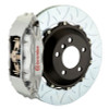 Brembo 07-08 G35/G35S Sedan Fr GT BBK 6Pis Cast 355x32 2pc Rotor Slotted Type3-Silver