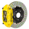 Brembo 07-15 TT 3.2L/09-15 TTS/12-13 TT RS Rear GT BBK 4 Pist Cast 328x28 2pc Rotor Drilled- Yellow