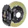 Brembo 89-98 Skyline GTR (R32/R33) Front GT BBK 4 Piston Cast 2pc 355x32 2pc Rotor Drilled-Black