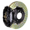 Brembo 02-06 Mini Cooper Front GT BBK 4 Piston Cast 2pc 320x28 2pc Rotor Drilled-Black