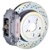 Brembo 66-89 911S/SC/Carrera Rear GT BBK 4 Piston Cast 2pc 309x28 1pc Rotor Drilled-Silver
