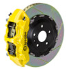 Brembo 05-11 A6 3.2L Front GT BBK 6 Piston Cast 380x34 2pc Rotor Slotted Type-1- Yellow