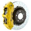 Brembo 12-18 A6/12-18 A7 2.0T Front GT BBK 6 Piston Cast 380x34 2pc Rotor Slotted Type3- Yellow