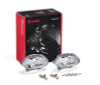 Brembo OE BMW 16-21 M2/17-18 M3/17-20 M4/14-16 M235i Hydraulic Front X-Style Brake Calipers - Silver