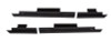 Bushwacker 09-18 RAM 1500 Extended Cab Trail Armor Rocker Panel and Sill Plate Cover - Black