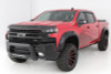 Bushwacker 19-21 Chevrolet Silverado 1500 Pocket Style Flares 4pc - Black