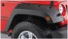 Bushwacker 07-18 Jeep Wrangler Pocket Style Flares 2pc - Black