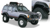 Bushwacker 84-01 Jeep Cherokee Cutout Style Flares 4pc Fits 4-Door Sport Utility Only - Black