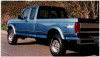 Bushwacker 92-96 Ford F-150 Styleside Extend-A-Fender Style Flares 4pc 81.0/96.0in Bed - Black