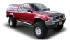 Bushwacker 89-95 Toyota Extend-A-Fender Style Flares 2pc - Black 31016-01