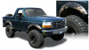 Bushwacker 92-96 Ford Bronco Extend-A-Fender Style Flares 2pc - Black 20019-11