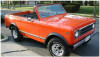 Bushwacker 72-80 International Scout II Extend-A-Fender Style Flares 2pc - Black 60001-01