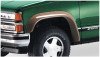 Bushwacker 88-99 Chevy C1500 Extend-A-Fender Style Flares 2pc Covers OEM Flare Holes - Black 40013-01