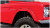 Bushwacker 66-77 Ford Bronco Cutout Style Flares 2pc - Black 20001-07