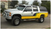 Bushwacker 88-99 Chevy C1500 Cutout Style Flares 2pc - Black