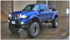 Bushwacker 93-11 Ford Ranger Cutout Style Flares 2pc - Black