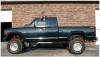 Bushwacker 84-88 Ford Bronco II Cutout Style Flares 2pc - Black
