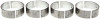 Clevite Ford 2.3L 140 CID L4 HSC 1986-1994 / 153CID 2.5L L4 HSC 1986-1991 Con Rod Bearing Set CB1383A(4)