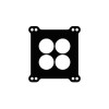 Cometic Holley 4 Barrel 4150 Style .039in Fiber Carburetor Gasket - 1.750in Holes