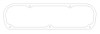 Cometic Chrysler W8 Head V8 .094in Fiber Valve Cover Gasket