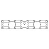 Cometic 04-09 Nissan VK56DE 5.6L V8 .064in Exhaust Gasket Set