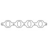 Cometic Ford FR9 Race V8 .060in KF Intake Manifold Gasket Set