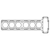 Cometic Jaguar 3.4L XK6 .043in CFM Cylinder Head Gasket - 83mm Bore