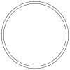Cometic Holley 4500 Dominator .060in Fiber Air Cleaner Mounting Gasket - 7.3125in Diameter