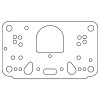 Cometic Holley .062in MP Metering Block Gasket - 3 Circuit