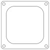 Cometic Holley 4500 Dominator .047in Fiber Carburetor Gasket - 4.775in x 4.775in - Open Plenum