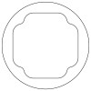 Cometic Ford 8BA/8CM Flathead V8 .060in Fiber Oil Pump Relief Nut Gasket - 1948-1953
