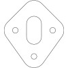 Cometic Ford 8BA/8CM Flathead V8 .031in Fiber Dipstick Tube Gasket