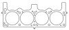 Cometic Chrysler R3 Race Block .027in MLS Cylinder Head Gasket - 4.100in Bore - W2 Heads