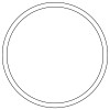 Cometic Holley Airhorn .020in Fiber Carburetor Gasket