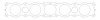 Cometic Ford 500 JC50 Pro Stock V8 .030in MLS Exhaust Manifold Gasket Set - 2.200in Round Port