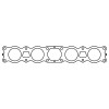 Cometic Ford 500 JC50 Pro Stock V8 .030in MLS Exhaust Manifold Gasket Set - 2.200in Round Port