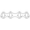 Cometic Ford Gen-1 FE V8 .030in MLS Exhaust Manifold Gasket Set - 1.560in x 2.310in Rectangle Port