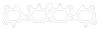 Cometic Mazda FSDE 16V 91-03 Exhaust .030 inch MLS Head Gasket 2.045 inch X 1.375 inch Port