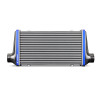 No Longer Available - Mishimoto Universal Carbon Fiber Intercooler - Gloss Tanks - 525mm Silver Core - C-Flow - GR V-Band