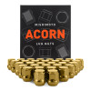 No Longer Available - Mishimoto Steel Acorn Lug Nuts M14 x 1.5 - 32pc Set - Gold
